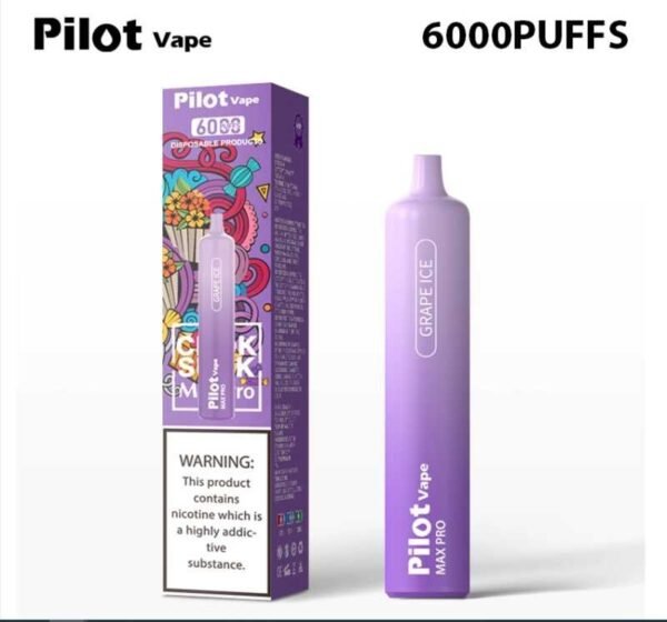 Pilot vape6000puffs 飛行員拋棄式電子煙官網 - Image 2