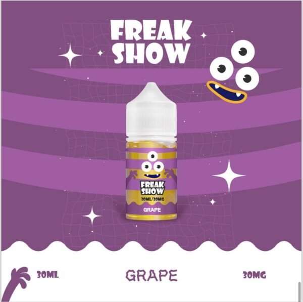 freakshow 怪物秀30ml小煙油 荔枝冰|西瓜冰|情人果|紫葡萄|藍莓冰|水蜜桃|奇異果|檸檬|蘋果石榴|愛文芒果 - Image 7